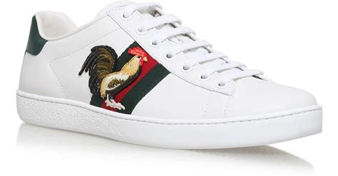 gucci rooster sneakers|net a porter Gucci shoes.